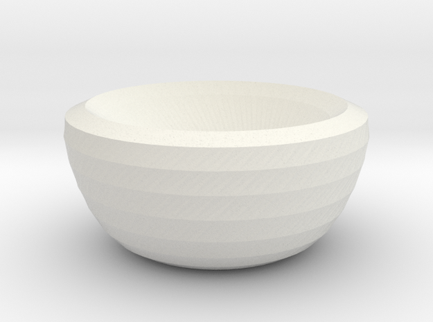 mars bowl in White Natural Versatile Plastic