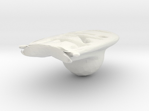 Deszk Prónai Adél Like in White Natural Versatile Plastic