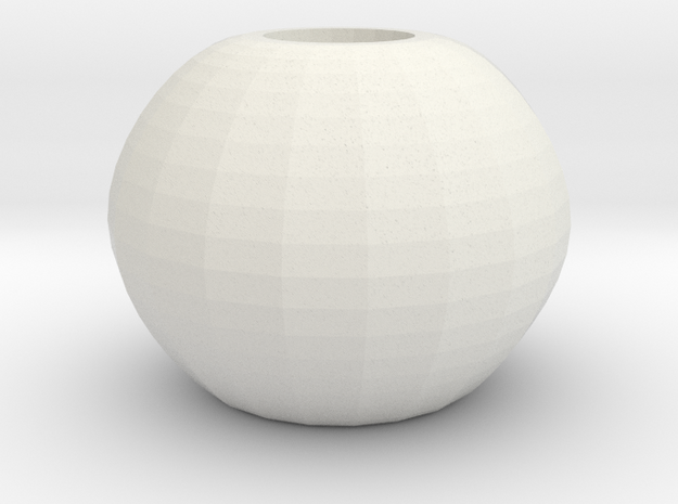 ball vase in White Natural Versatile Plastic