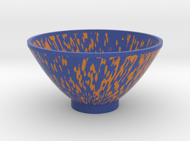 DRAW bowl - glitch in Full Color Sandstone