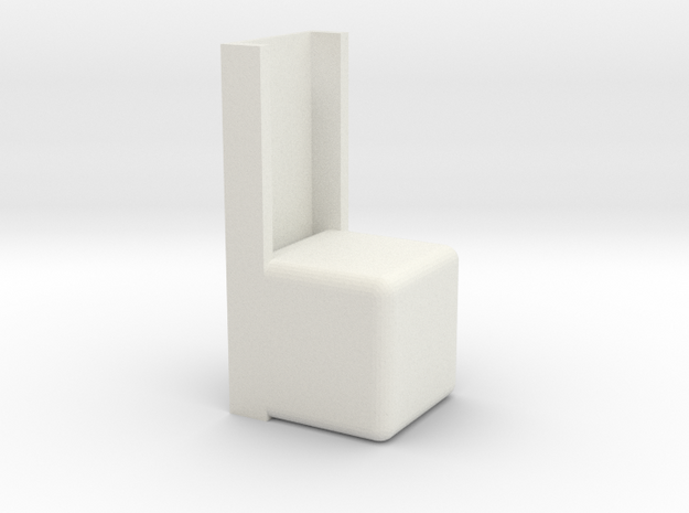 mad hatter chair in White Natural Versatile Plastic