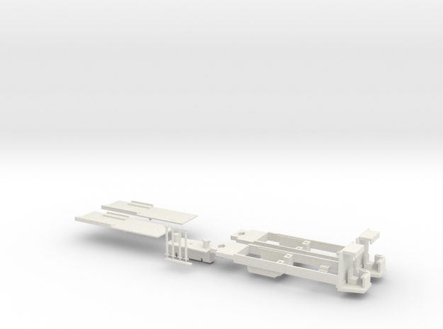 Rom Socimi chassis, H0 in White Natural Versatile Plastic