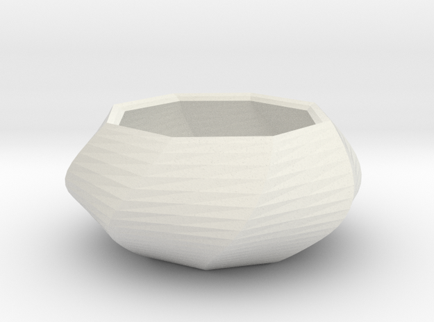 small vase in White Natural Versatile Plastic