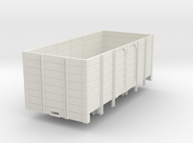 1:32/1:35 high side wagon  in White Natural Versatile Plastic