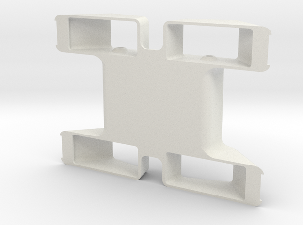 Mel Chassis in White Natural Versatile Plastic
