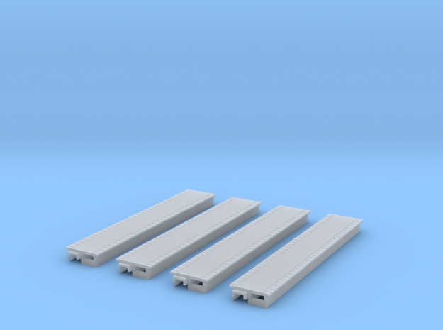 4 X Double Sided Platforms in Smooth Fine Detail Plastic