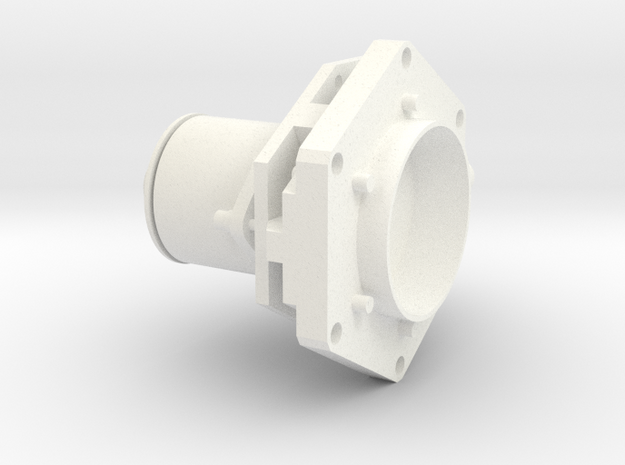 Apollo RCS Engine 1:2 Top Cutaway  in White Processed Versatile Plastic