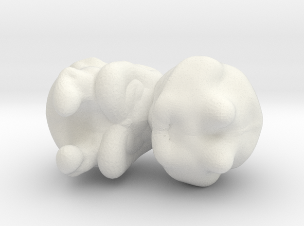 Sculptris Monster in White Natural Versatile Plastic