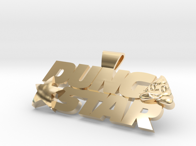 DungStar 100mm Wide in 14K Yellow Gold