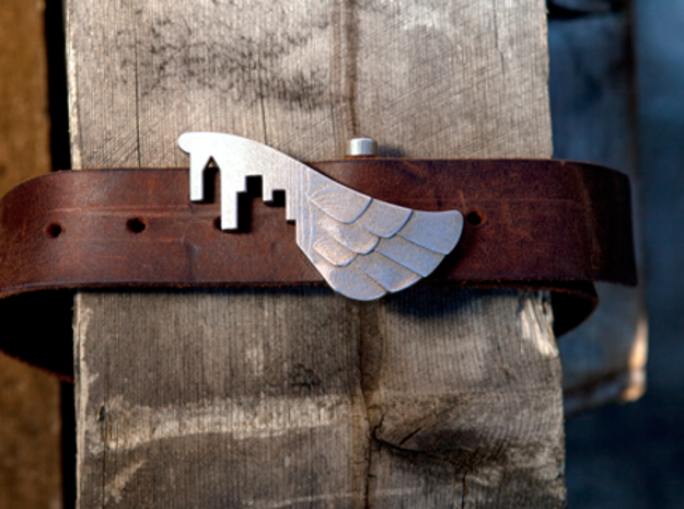 Wings Over the City Belt Buckle