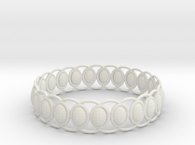 O Ring 2 in White Natural Versatile Plastic