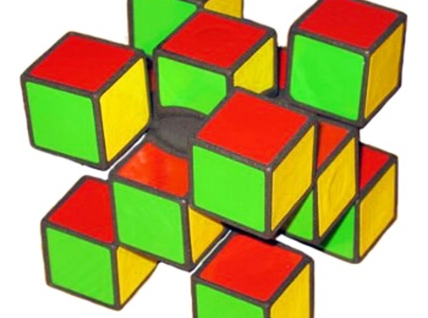Gerardo's Cube in White Natural Versatile Plastic