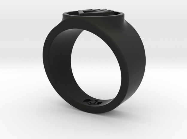 Black Death GL Ring Sz 11 in Black Natural Versatile Plastic