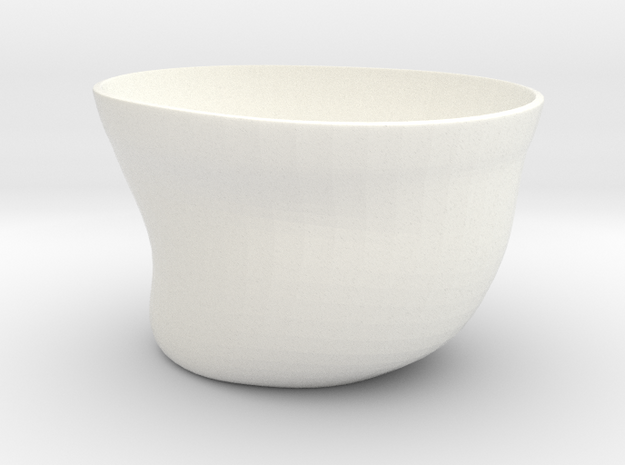 Tea cup in White Processed Versatile Plastic