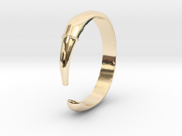Single Claw Ring - Sz. 7 in 14K Yellow Gold