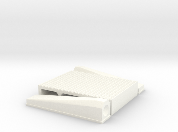 1/8 Intercooler 12" Flow Length By 16" Wide in White Processed Versatile Plastic