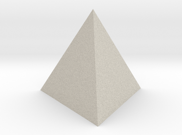 Tetrahedron (small) in Natural Sandstone