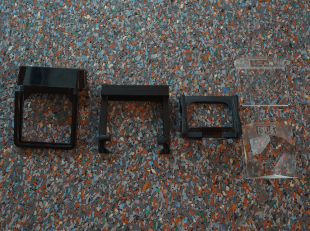 Image/Spectra Filter-Adapter for Polaroid SX-70 in Black Natural Versatile Plastic