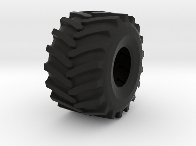 Terra-Tire-66x43x25-Photo.stl in Black Natural Versatile Plastic