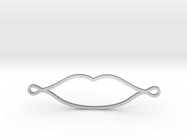 Lips in Polished Silver