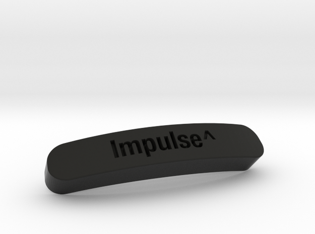 Impulse Nameplate for SteelSeries Rival in Black Natural Versatile Plastic