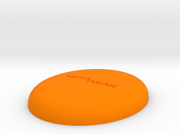 MetaWear Oval Upper 914 in Orange Processed Versatile Plastic