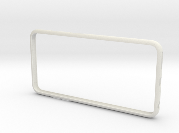 IPhone6 Plus Bumper in White Natural Versatile Plastic
