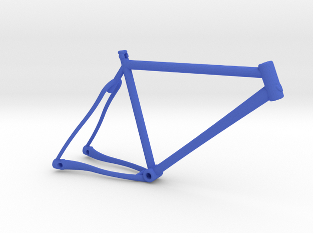Bike Pendant in Blue Processed Versatile Plastic