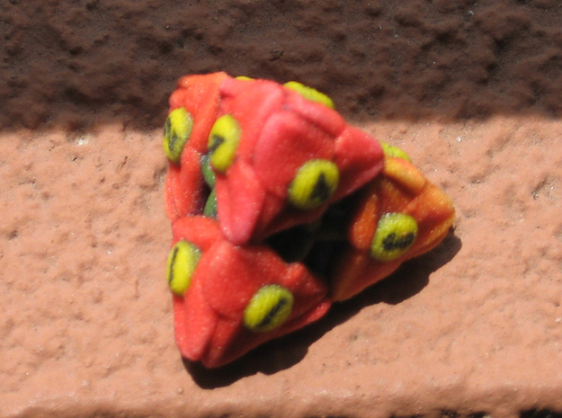 Flower D4 (Small) in Full Color Sandstone