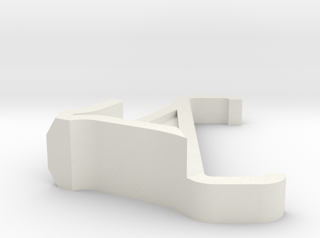 Iphone Stand Mod in White Natural Versatile Plastic