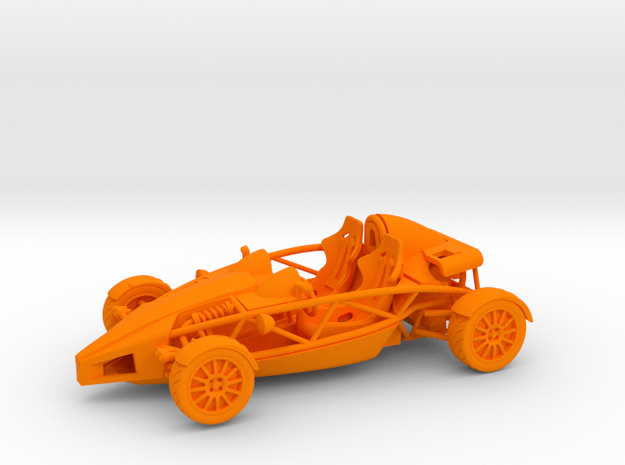 Ariel Atom 1/43 scale LHD no wings in Orange Processed Versatile Plastic