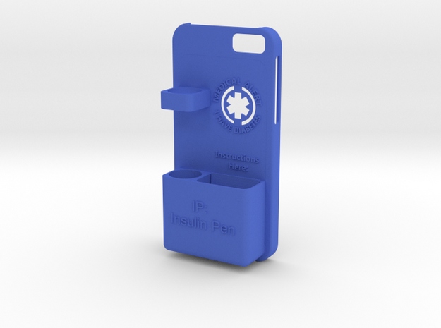 iPhone 6 case - Diabetes Insulin Pen, mini kit in Blue Processed Versatile Plastic