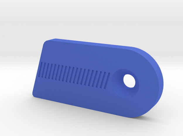 Cartel Fantom Clicker Ext Plate RH in Blue Processed Versatile Plastic