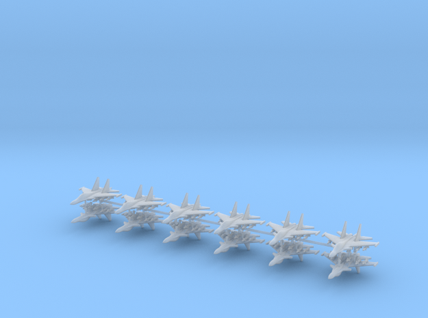 1/700 Su-33 Flanker-D (x12) in Tan Fine Detail Plastic