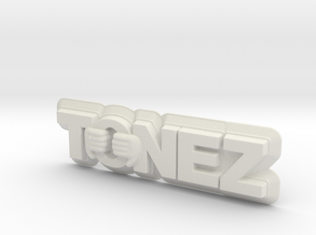 ToneZ Plate in White Natural Versatile Plastic