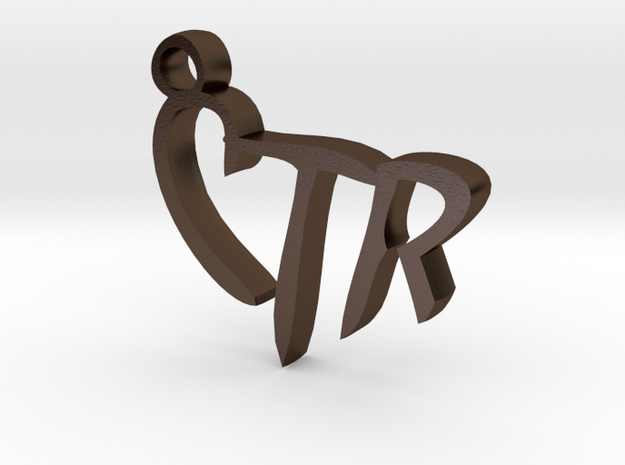 CTR Pendant in Polished Bronze Steel