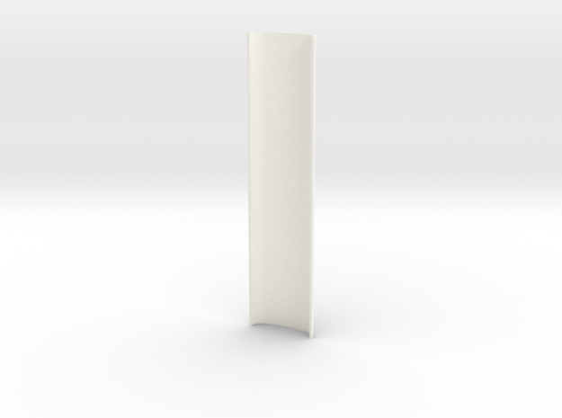 Tonnendach 10m 1:87 (H0) in White Processed Versatile Plastic