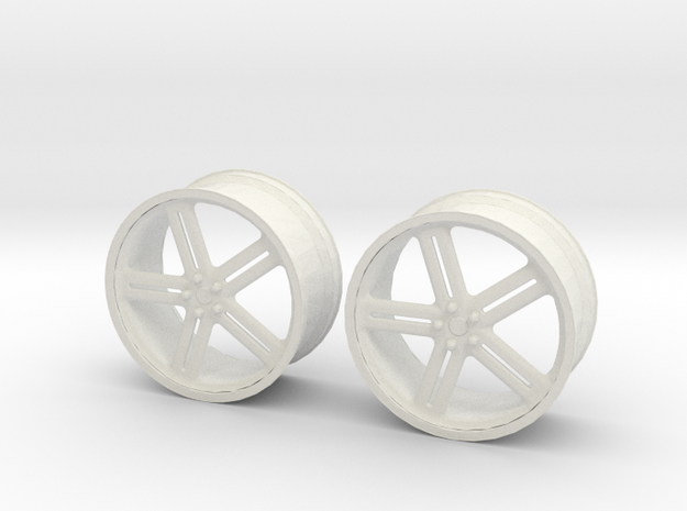17 Inch Wheel in White Natural Versatile Plastic