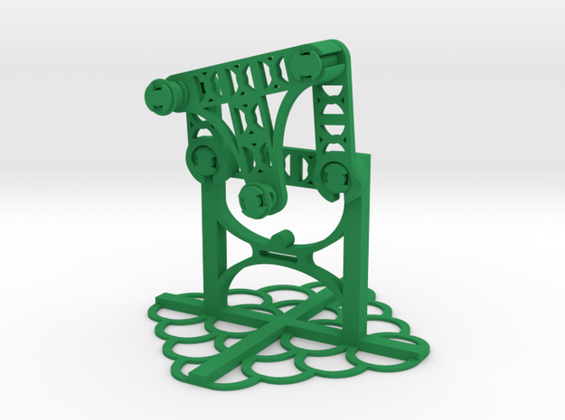 Crank Rocker in Green Processed Versatile Plastic