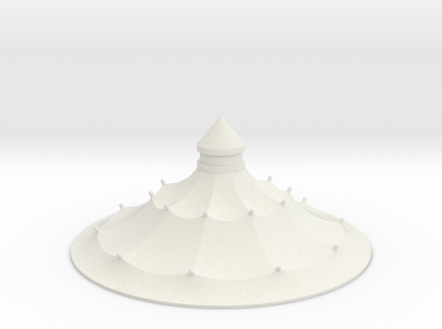 Austausch 8 für Faller Standard-Dach (H0 scale) in White Natural Versatile Plastic