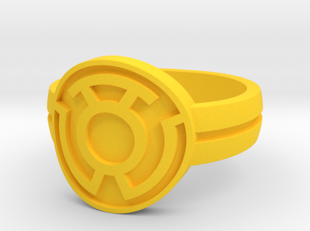 Sinestro Double Banded (Sz5-15) in Yellow Processed Versatile Plastic