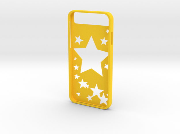 Iphone 6 Star Case in Yellow Processed Versatile Plastic