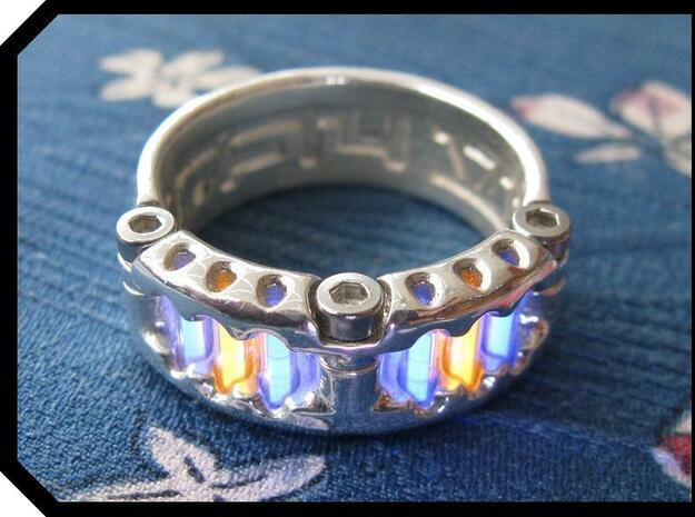 US14 Ring VI: Tritium in Polished Silver