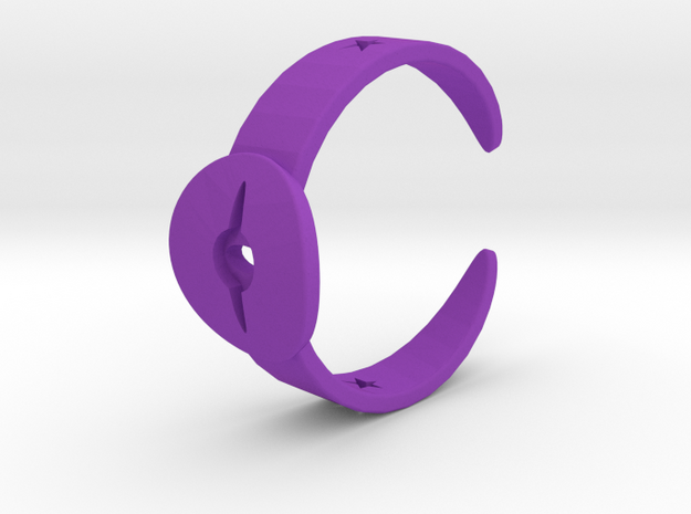Ring11 in Purple Processed Versatile Plastic