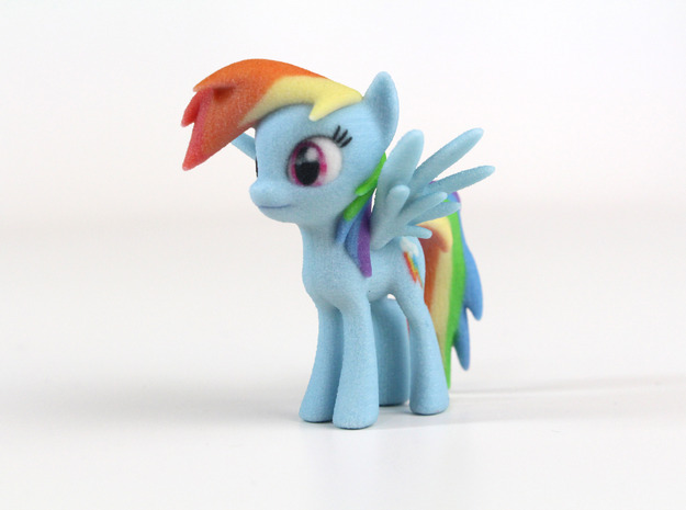 My Litte Pony - Rainbow Dash in Full Color Sandstone