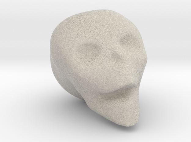 Skull Mini in Natural Sandstone