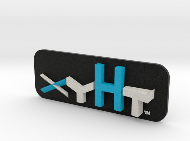 Xyht 2 logo swish in Full Color Sandstone