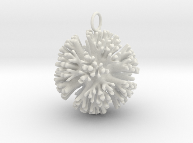 Bauble Branching Coral in White Natural Versatile Plastic