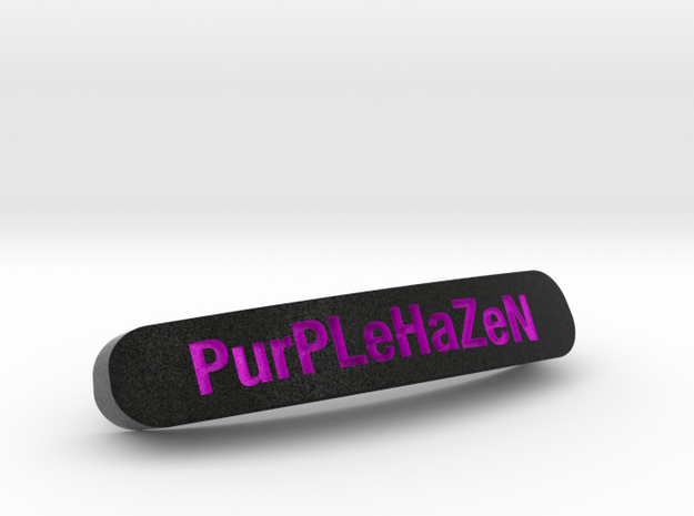 PurPLeHaZeN Nameplate for SteelSeries Rival in Full Color Sandstone