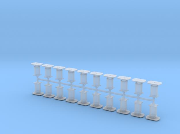 20 Buffers Reeks 84 NMBS / SNCB in Smooth Fine Detail Plastic